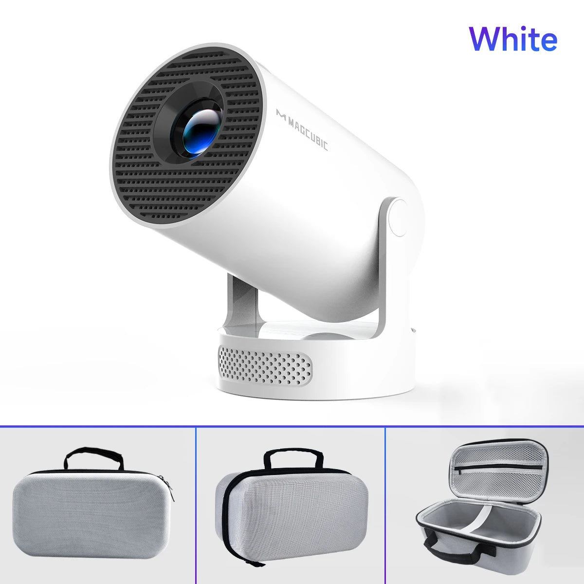 Projecteur HY300 Pro 2026 – WiFi 6, Bluetooth 5.0, 1080P/4K avec correction trapézoïdale automatique