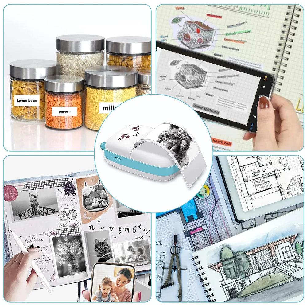 Mini Imprimante Thermique Bluetooth Portable