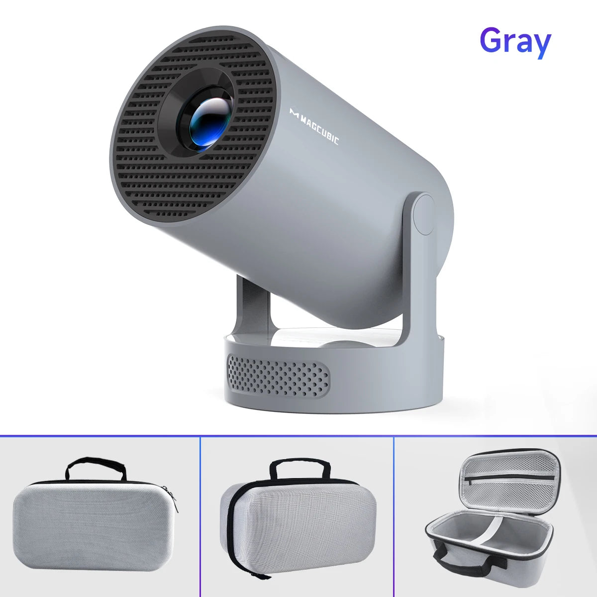 Projecteur HY300 Pro 2026 – WiFi 6, Bluetooth 5.0, 1080P/4K avec correction trapézoïdale automatique