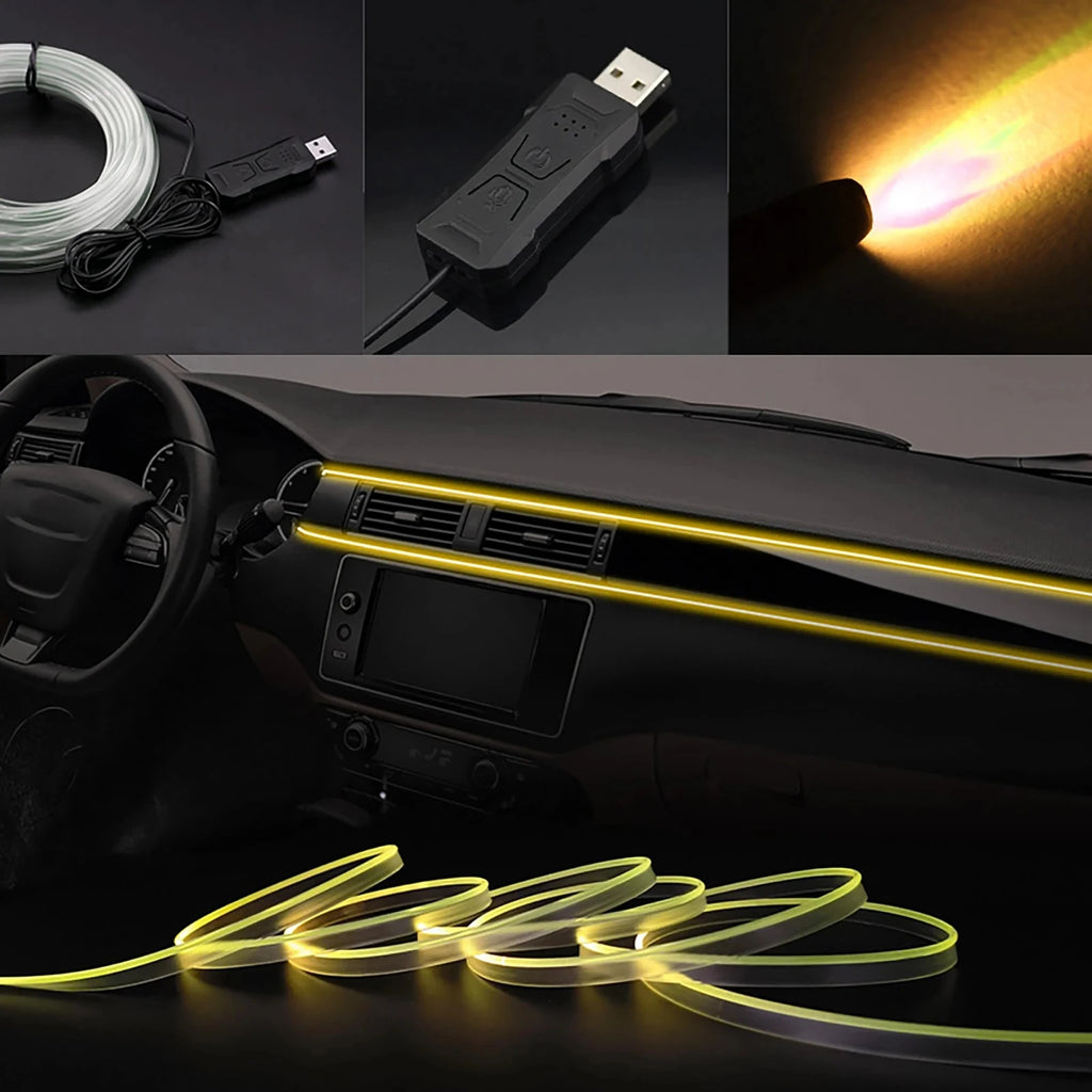 Bande LED RGB Ambiance Voiture