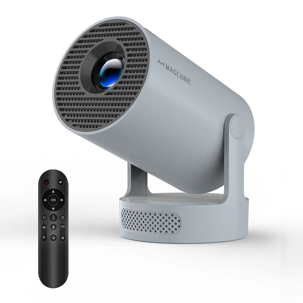 Projecteur HY300 Pro 2026 – WiFi 6, Bluetooth 5.0, 1080P/4K avec correction trapézoïdale automatique