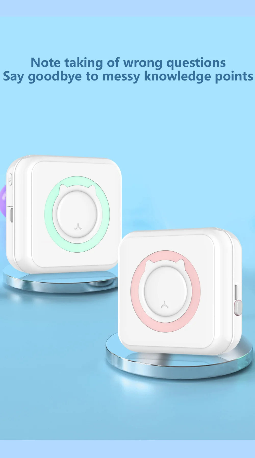 Mini Imprimante Thermique Bluetooth Portable