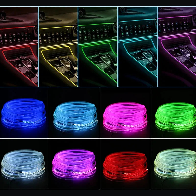 Bande LED RGB Ambiance Voiture