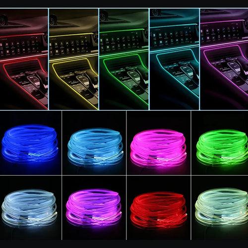 Bande LED RGB Ambiance Voiture