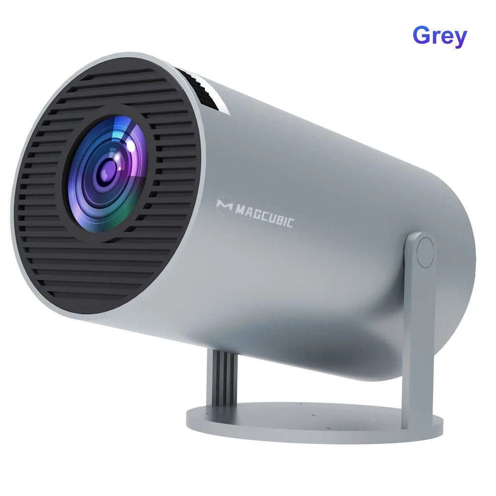Projecteur HY300 Pro 2026 – WiFi 6, Bluetooth 5.0, 1080P/4K avec correction trapézoïdale automatique