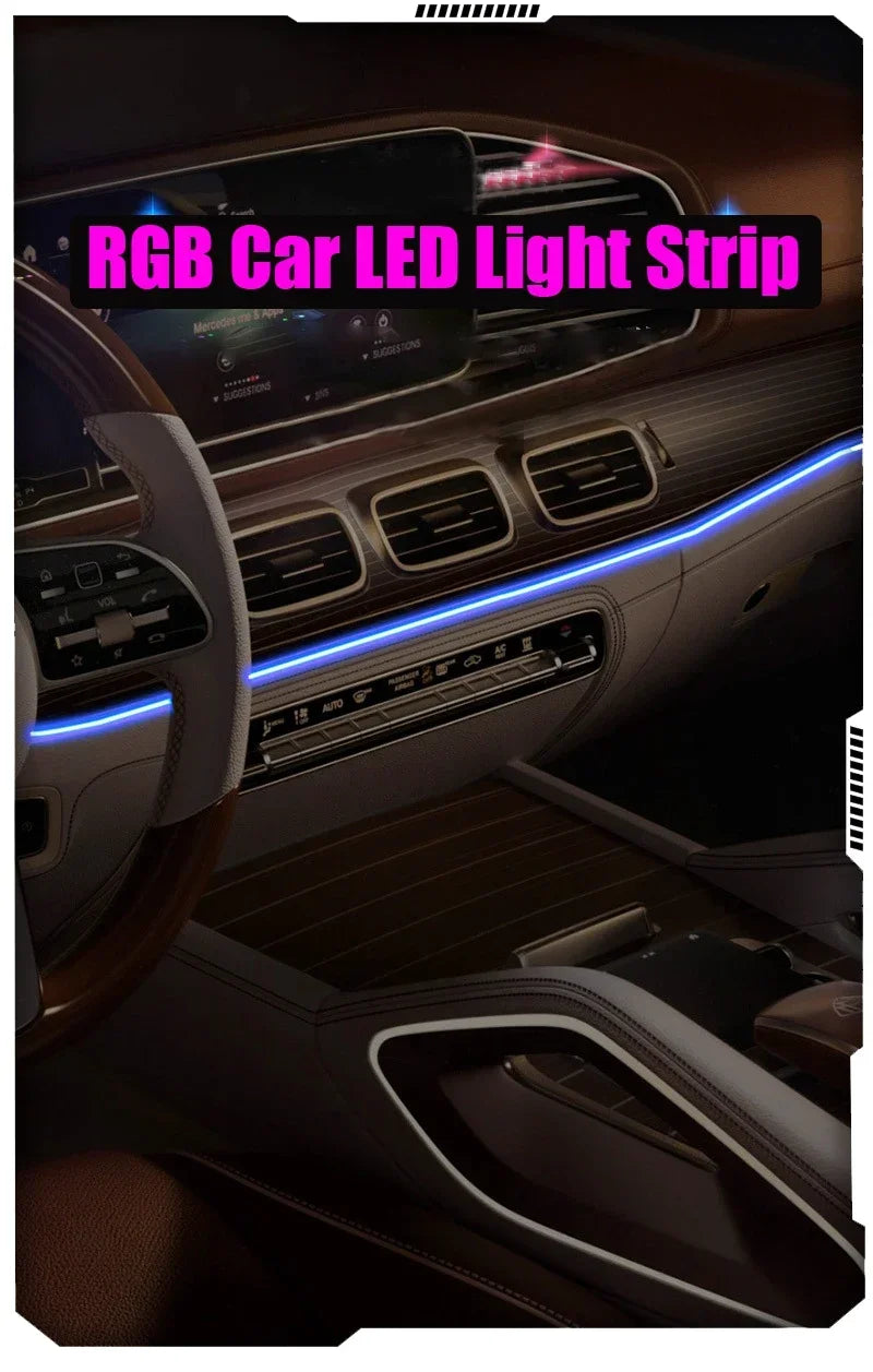 Bande LED RGB Ambiance Voiture