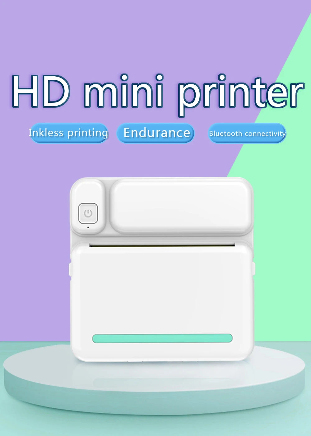 Mini Imprimante Thermique Bluetooth Portable