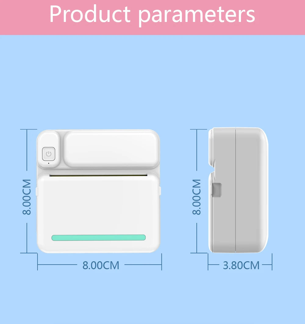 Mini Imprimante Thermique Bluetooth Portable